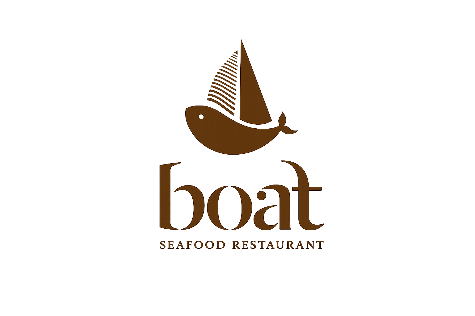 Boat Seafood Restaurant Logo